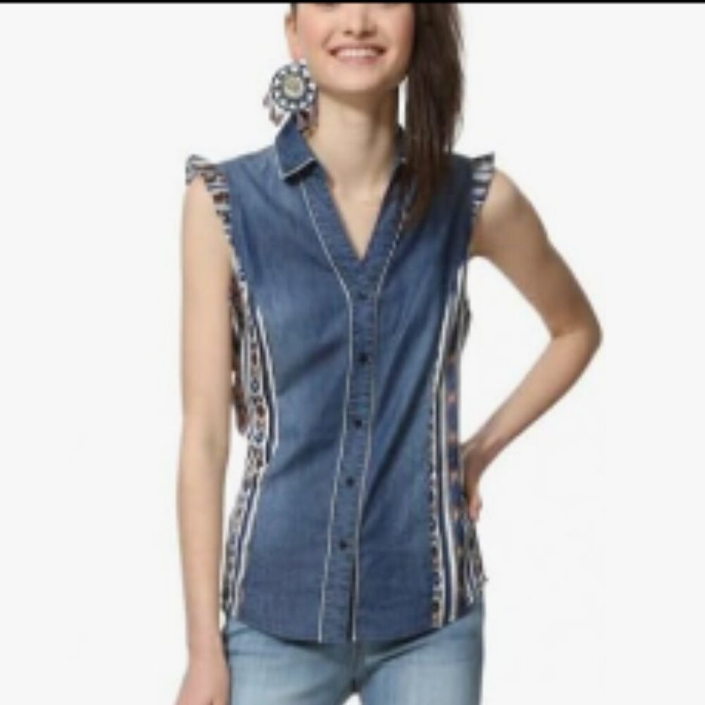 NWT Desigual Sleeveless‎ Blouse